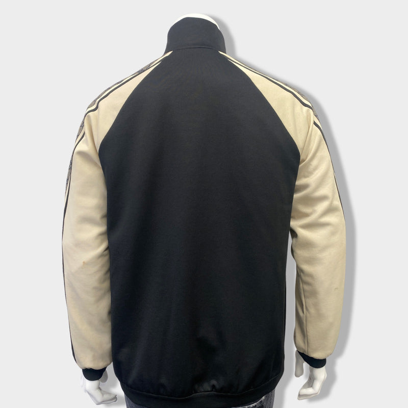 GUCCI black and ecru zipped jacket