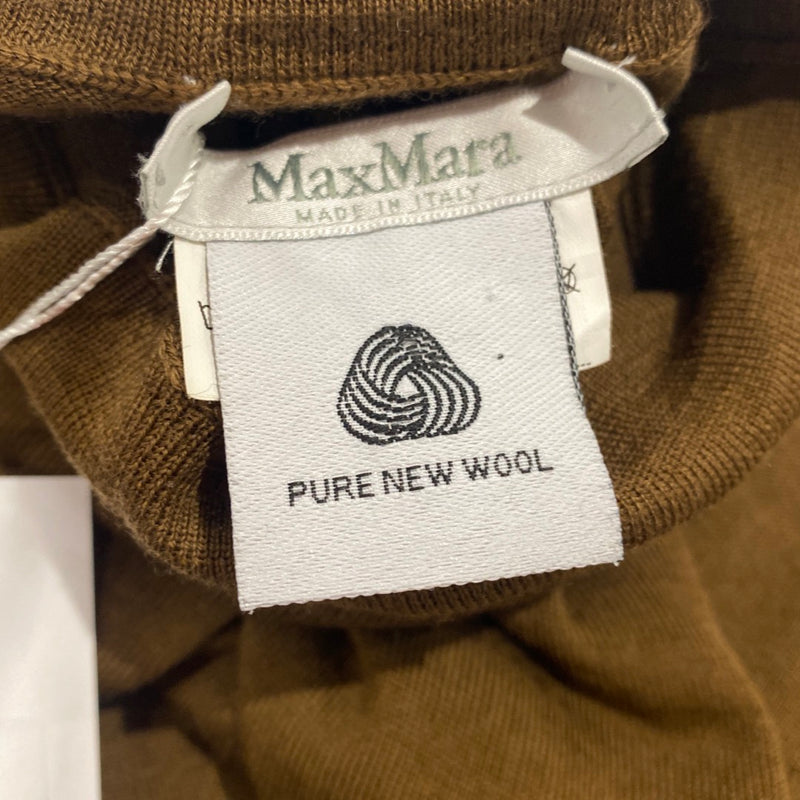 MAX MARA camel turtleneck woolen jumper