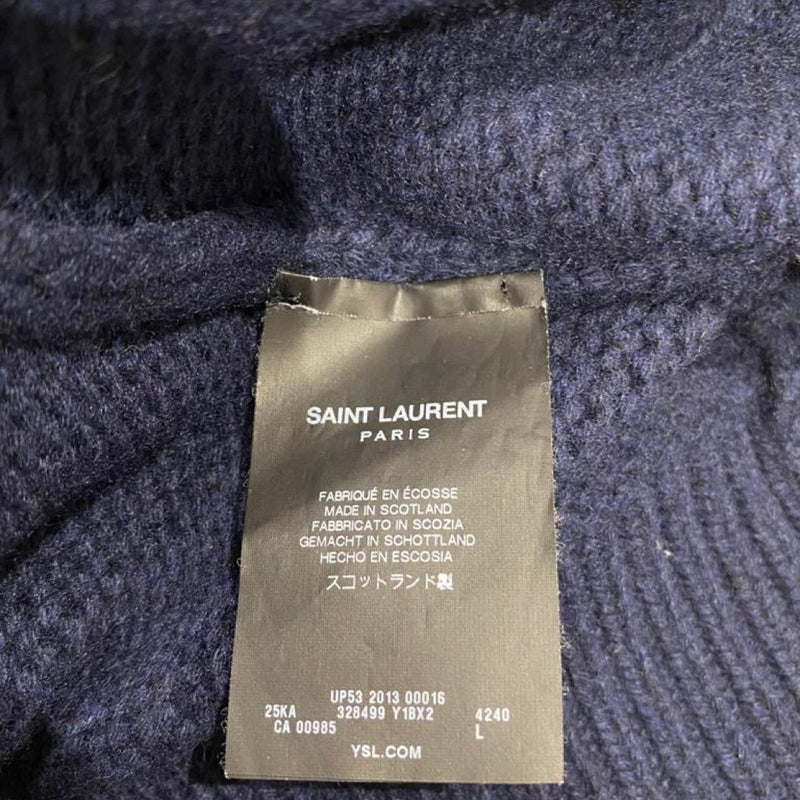 Saint laurent navy woolen jumper