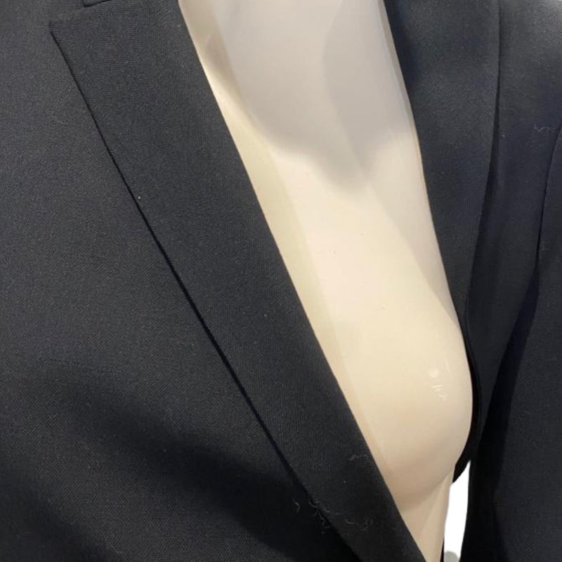 ALTUZARRA black asymmetrical woolen blazer