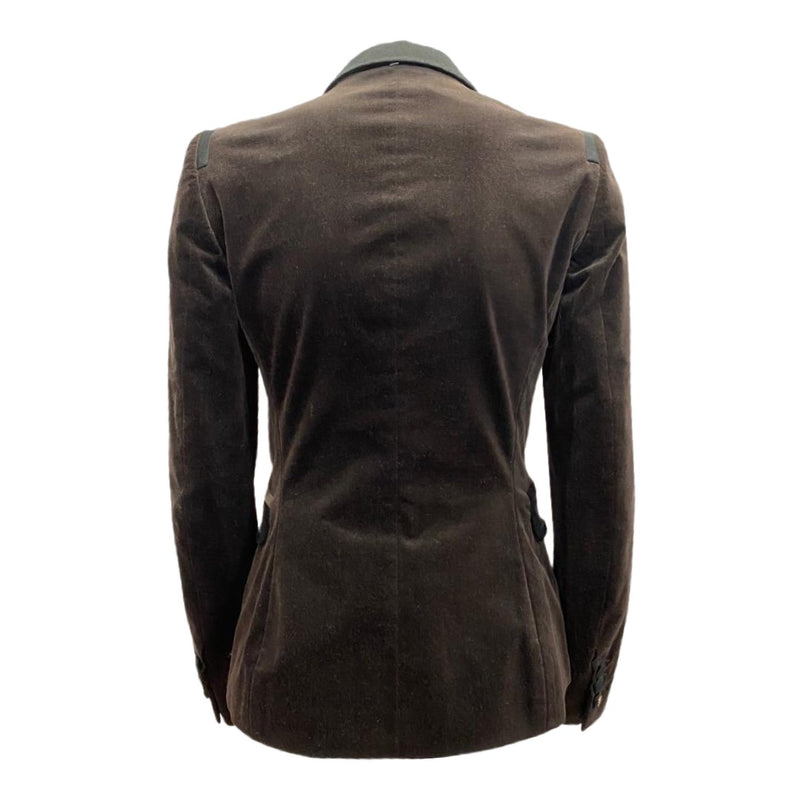 second-hand Gucci brown velvet jacket | Size IT40