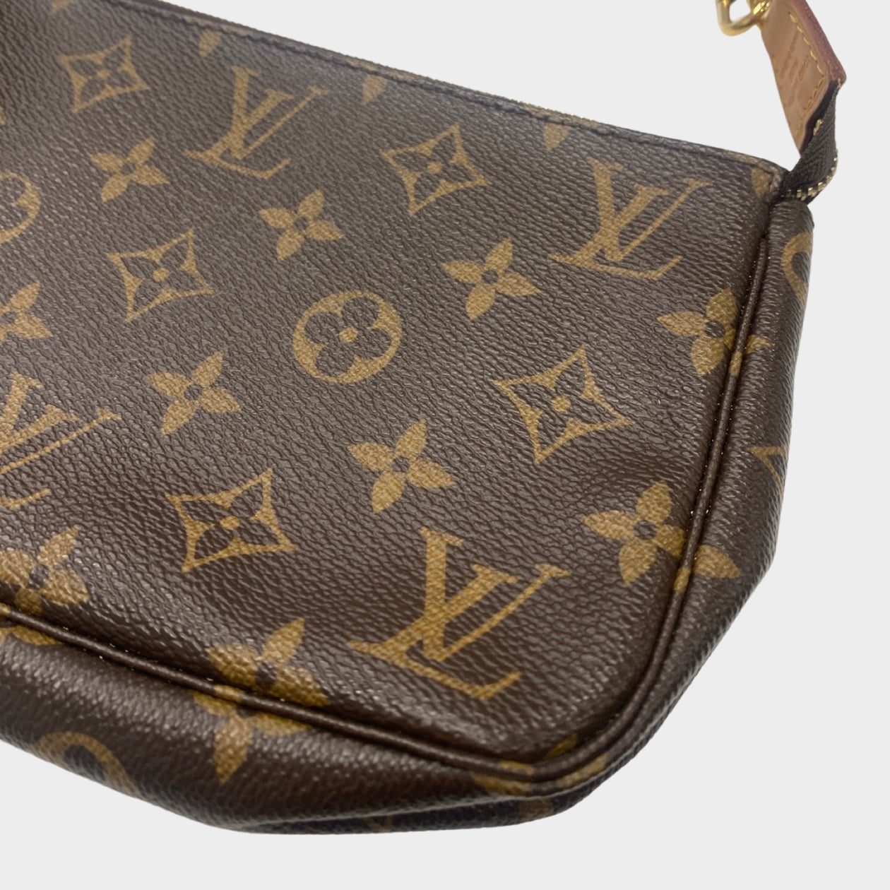 Louis Vuitton Mini e Brown Canvas Shoulder Bag (Pre-Owned