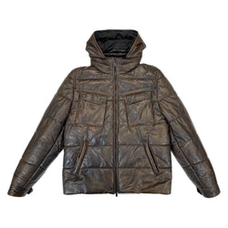 Tod's brown ovine leather bomber jacket Pietro Boselli
