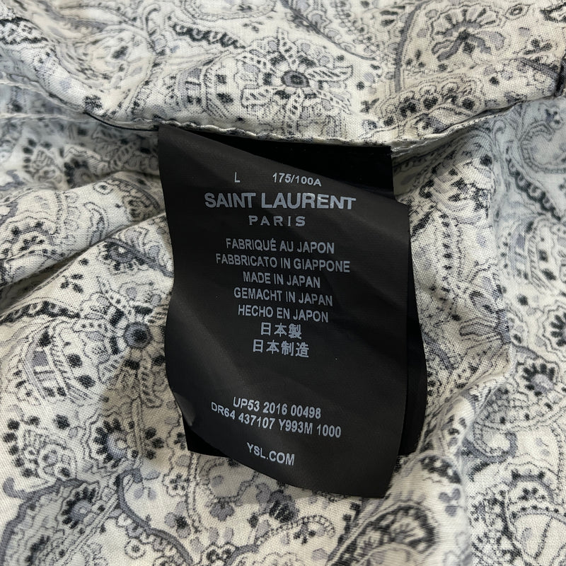 Saint Laurent Paisley print shirt
