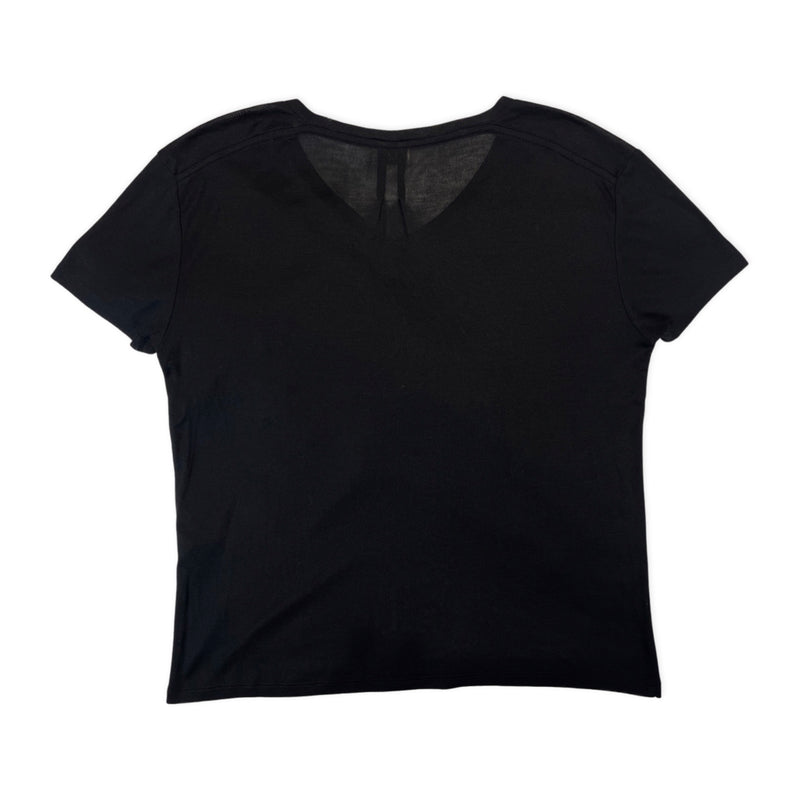 Saint Laurent black silk T-shirt 