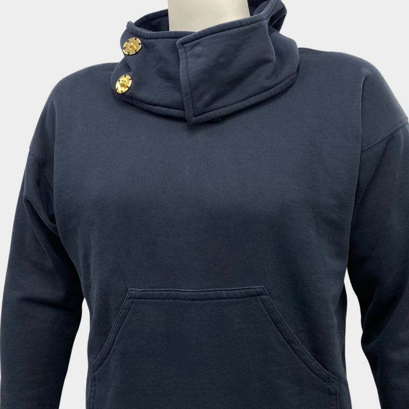 J.W. ANDERSON navy cotton hoodie