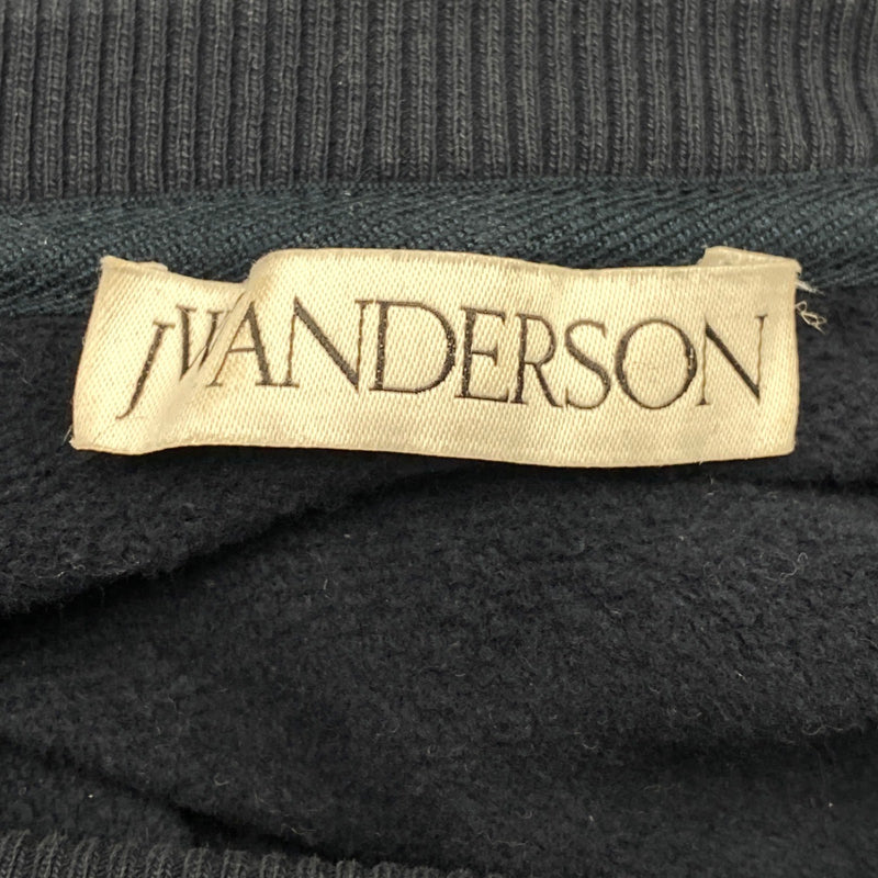 J.W. ANDERSON navy cotton hoodie