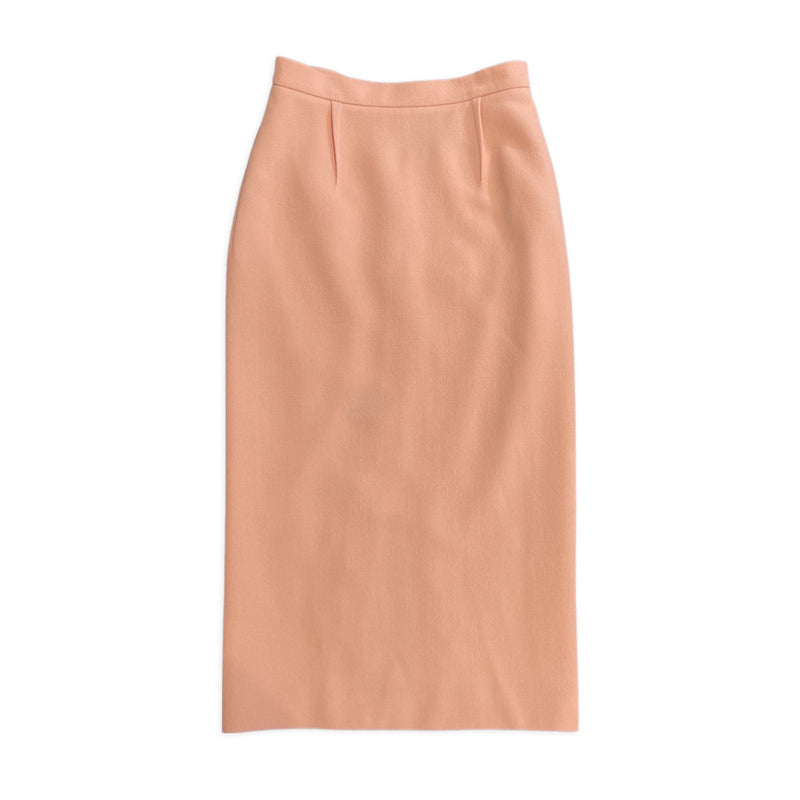 Roland Mouret salmon pink pencil skirt 