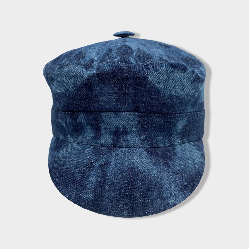 CHRISTIAN DIOR navy denim hat | Size 58