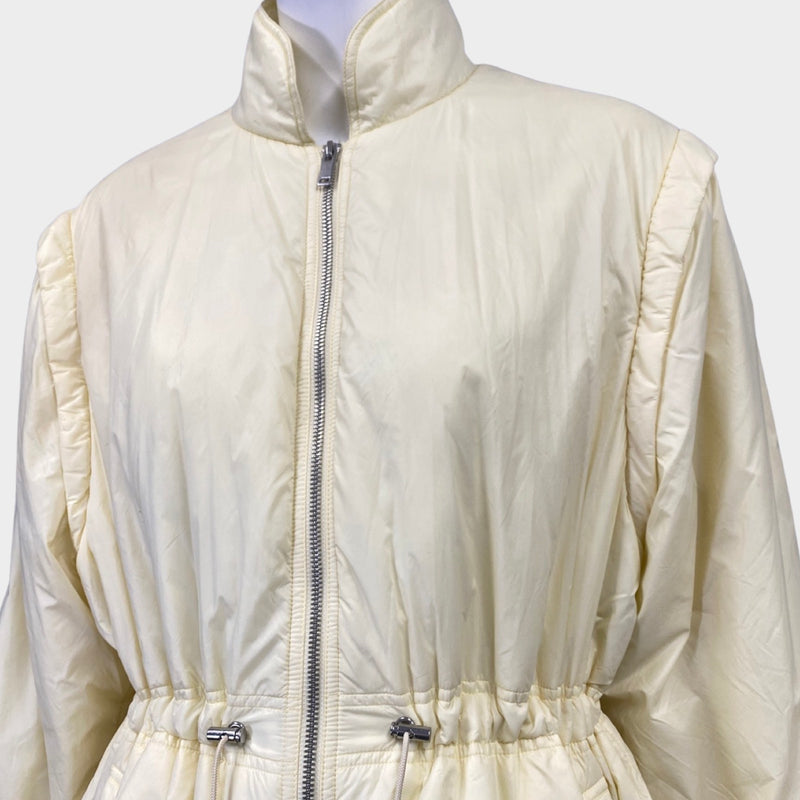 second-hand ISABEL MARANT ecru puffer jacket | Size IT42