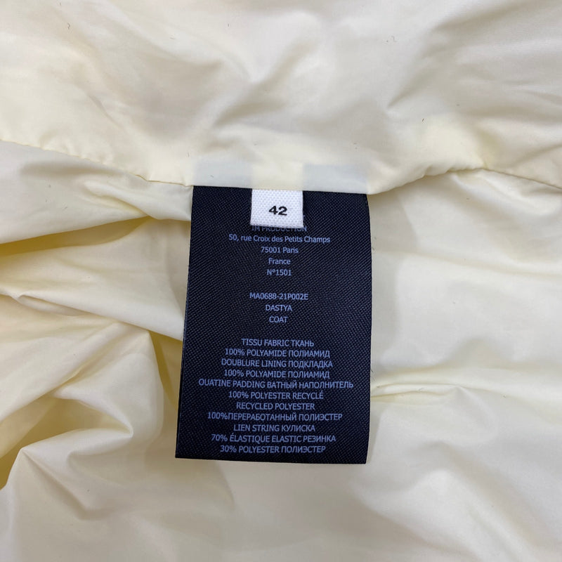 ISABEL MARANT Dastya ecru puffer jacket