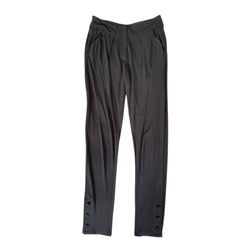 pre-owned EMPORIO ARMANI black jersey trousers | Size S