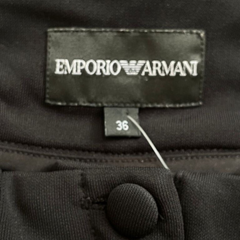 EMPORIO ARMANI black jersey trousers | Size S