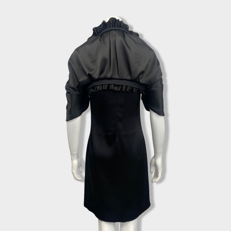 BALENCIAGA black two-piece dress