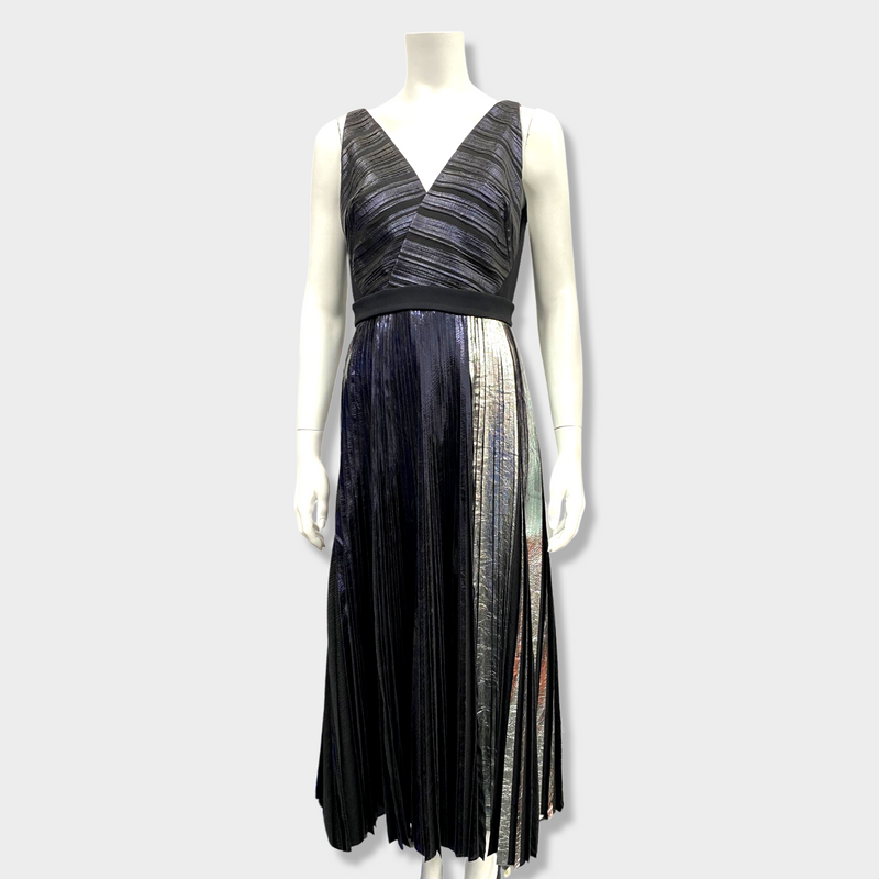 metallic second hand proenza schoueler dress 