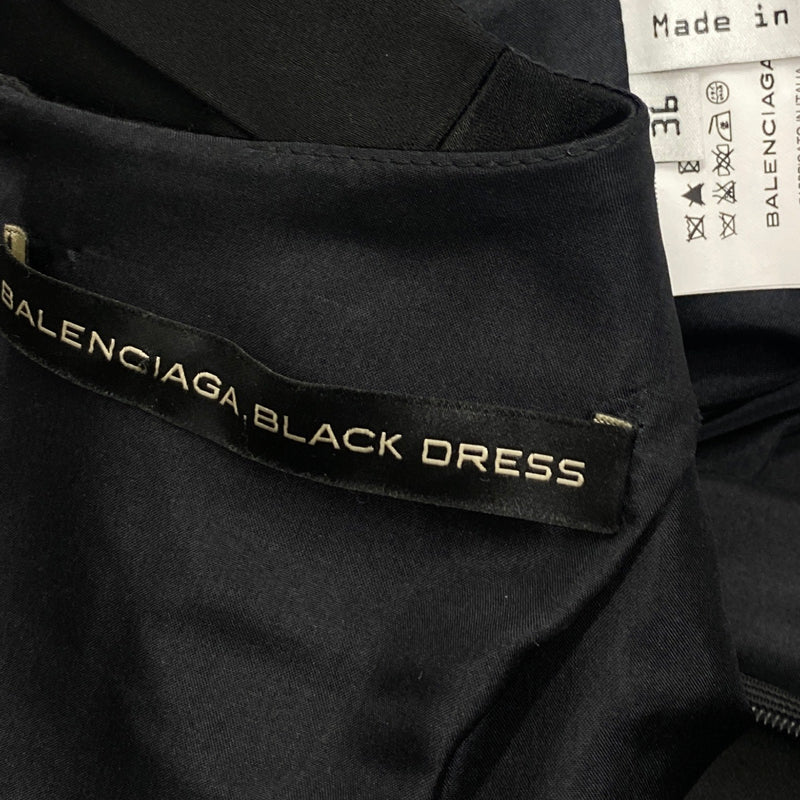 BALENCIAGA black two-piece dress