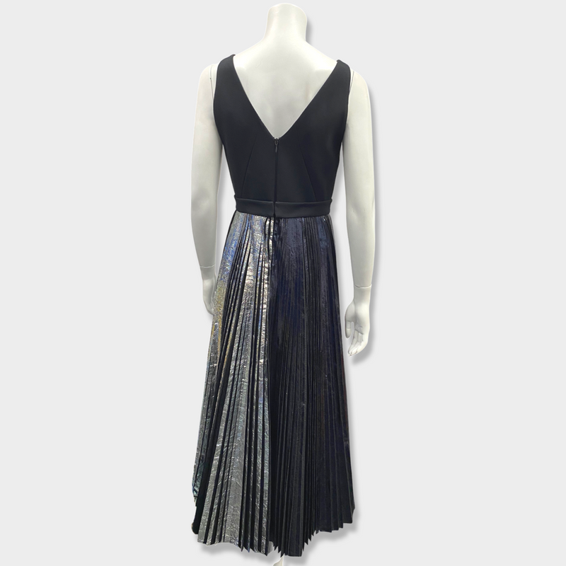 PROENZA SCHOULER metallic effect pleated dress