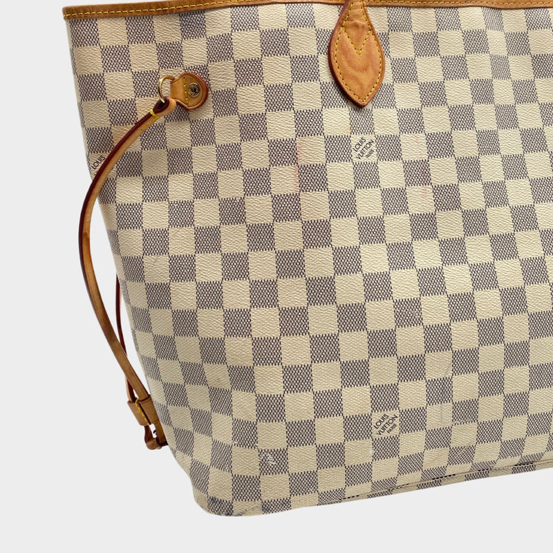 second-hand LOUIS VUITTON Articles De Voyage beige and ecru tote bag
