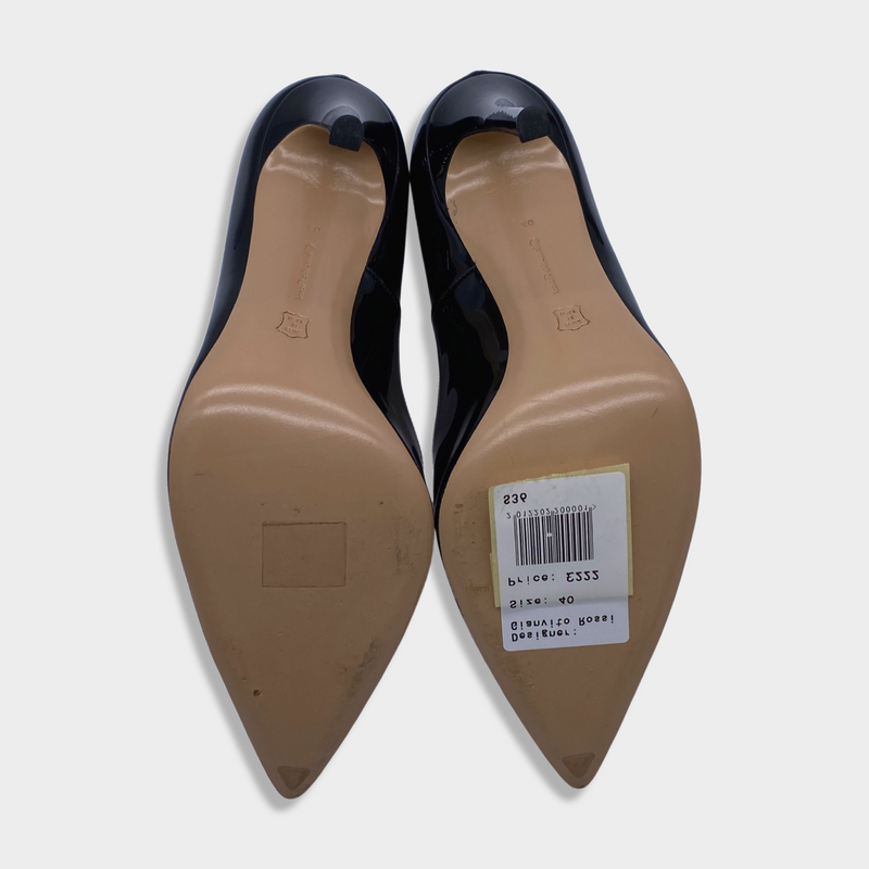 GIANVITO ROSSI black patent leather pumps