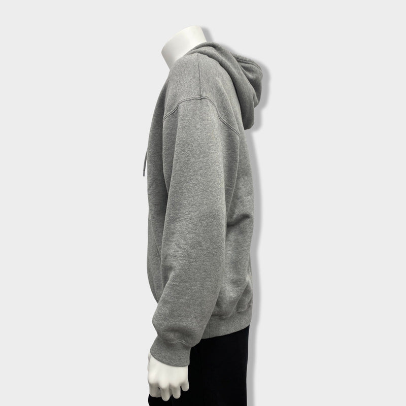 BALENCIAGA grey cotton hoodie
