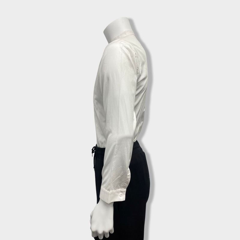 DIOR HOMME white cotton shirt