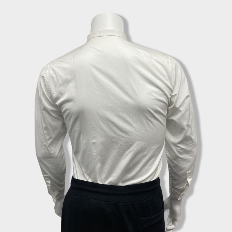 DIOR HOMME white cotton shirt