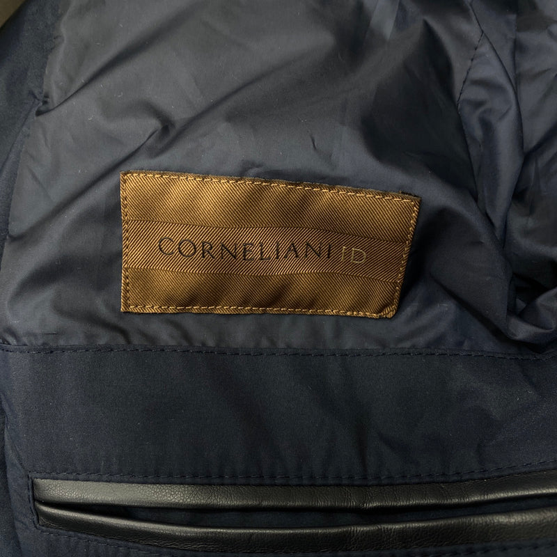 CORNELIANI navy puffer jacket