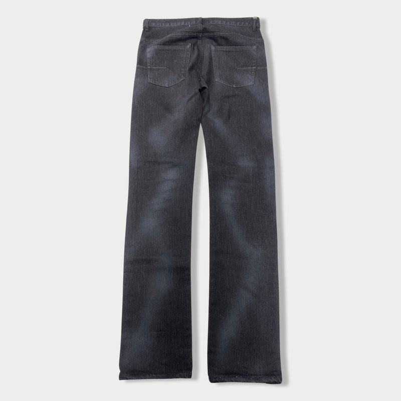 DIOR HOMME grey and pale cotton jeans