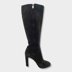 second-hand gianvito rossi taupe knee boots