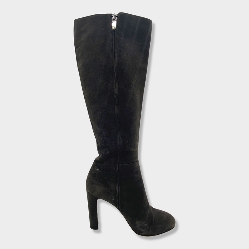 second-hand gianvito rossi taupe knee boots