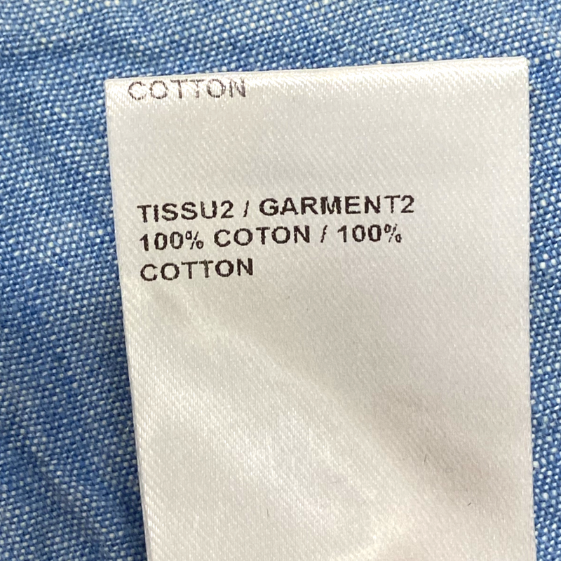 CHLOÉ  button down denim maxi skirt