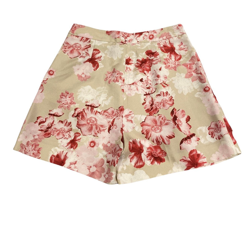 second-hand GIAMBATTISTA VALLI ecru and raspberry silk set