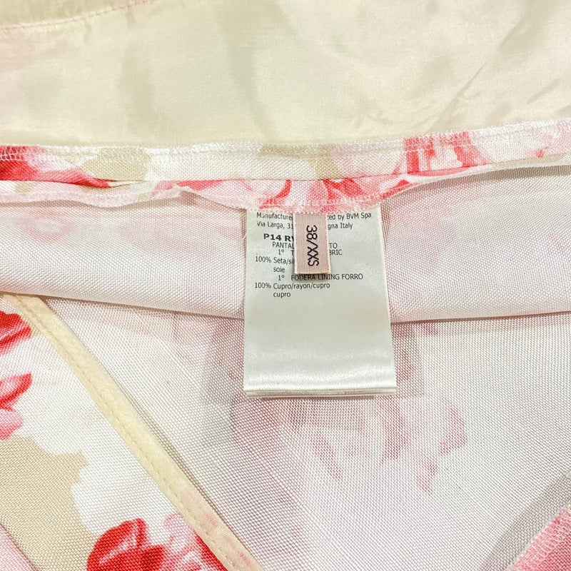 GIAMBATTISTA VALLI ecru and raspberry silk set