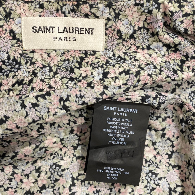 SAINT LAURENT floral print shirt
