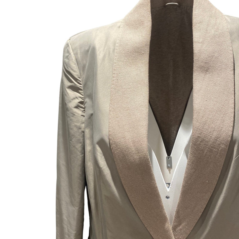 second-hand BRUNELLO CUCINELLLI beige coat | Size IT46