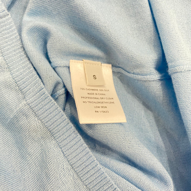 GABRIELA HEARST sky blue cashmere and silk jumper