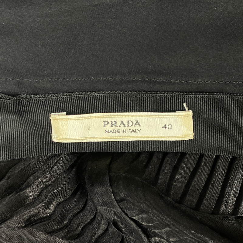 PRADA black silk dress | Size IT40