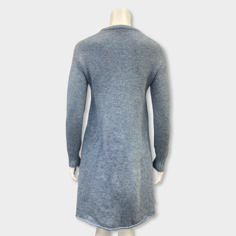 BALENCIAGA blue woolen dress