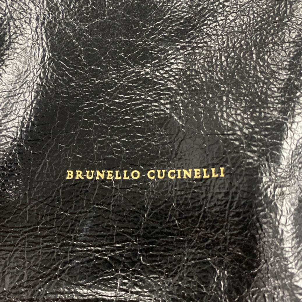 Brunello Cucinelli Authenticated Suede Handbag