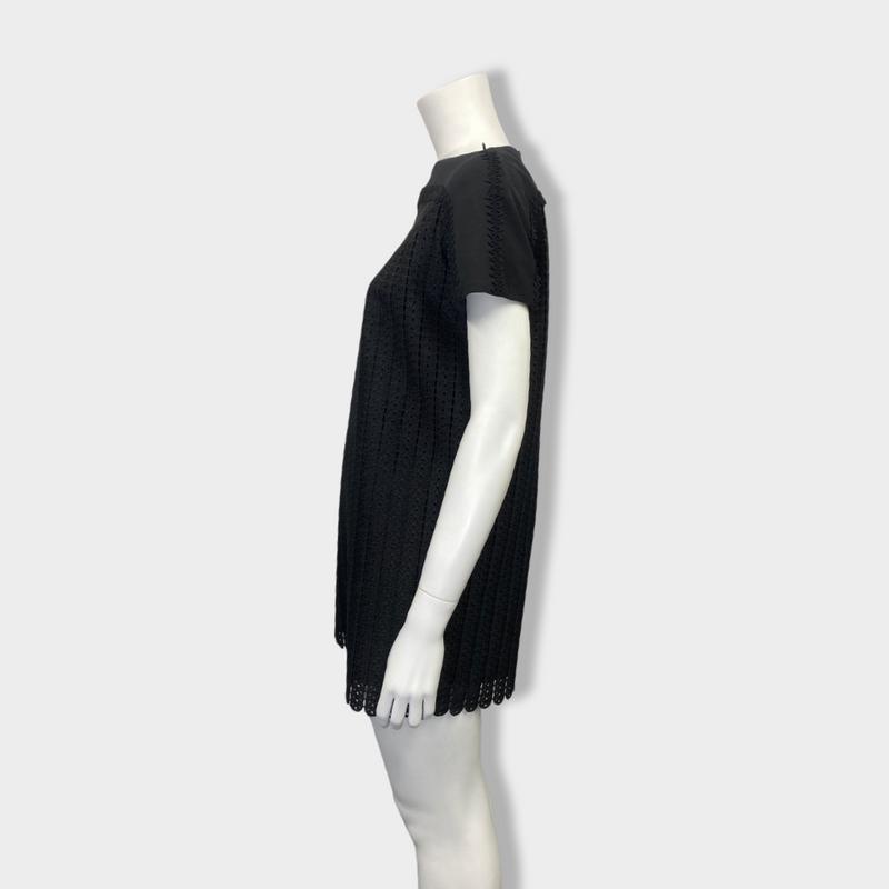 second-hand PACO RABANNE black mini dress | Size FR36