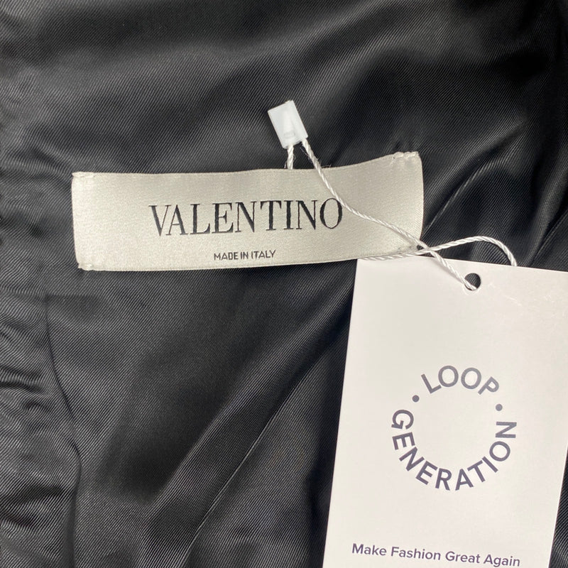 VALENTINO pale pink velvet double-breasted jacket