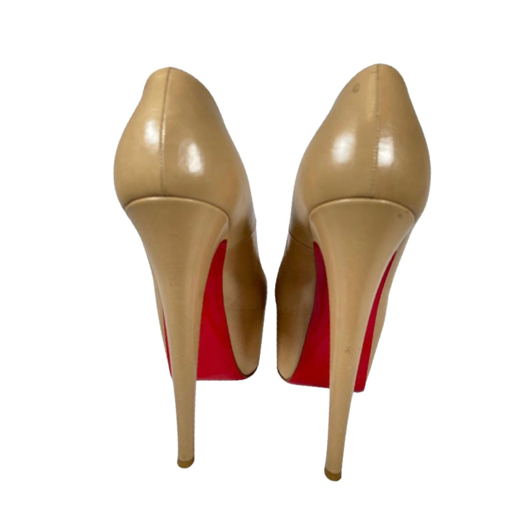 Daffodile leather heels Christian Louboutin Black size 36.5 EU in Leather -  38187188