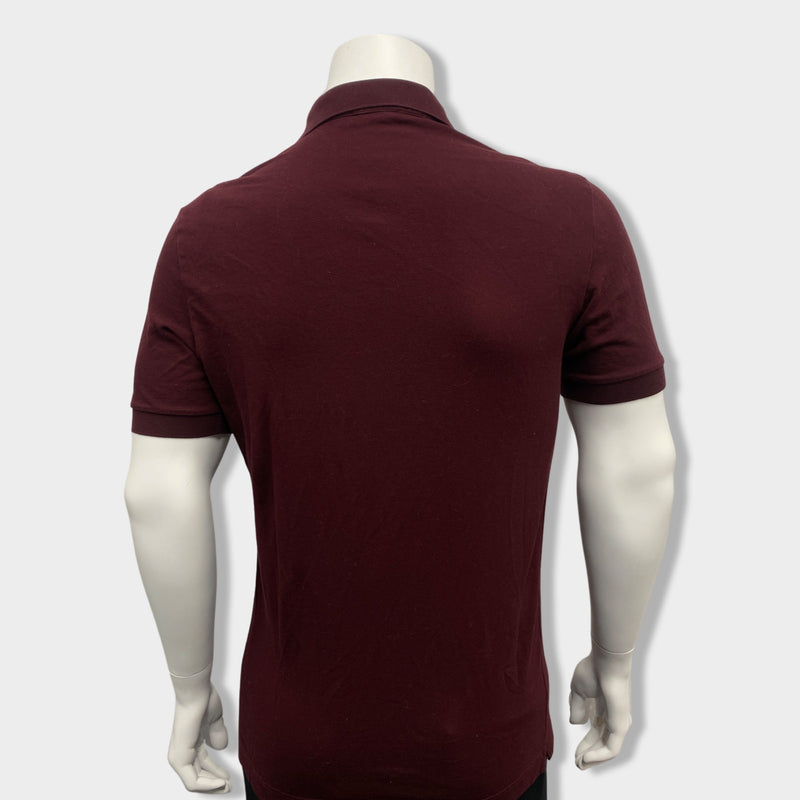 DOLCE&GABBANA burgundy cotton t-shirt