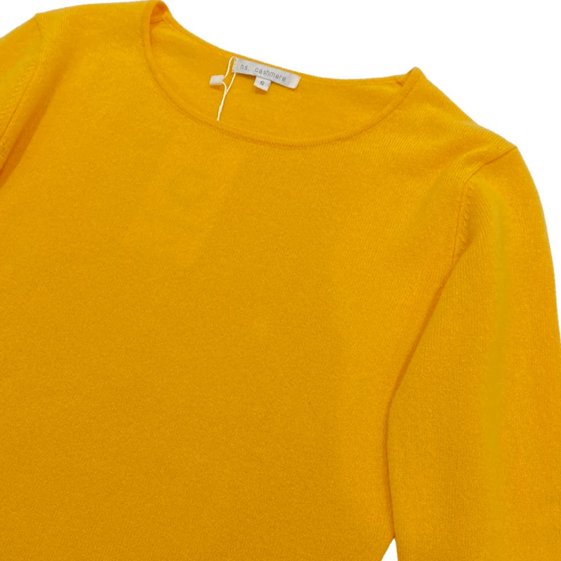 second-hand NS CASHMERE yellow jumper | Size S