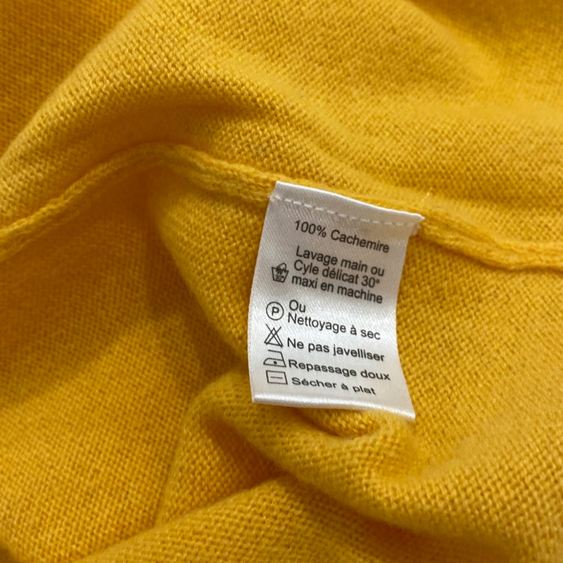 NS CASHMERE yellow jumper