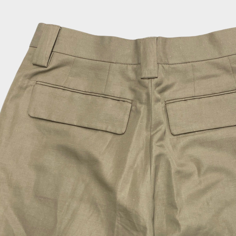 ACNE STUDIOUS light beige cotton and linen trousers | Size EU46