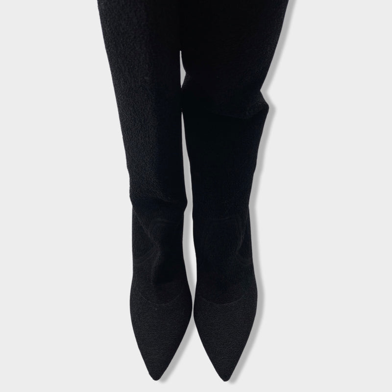 GIANVITO ROSSI black high boots