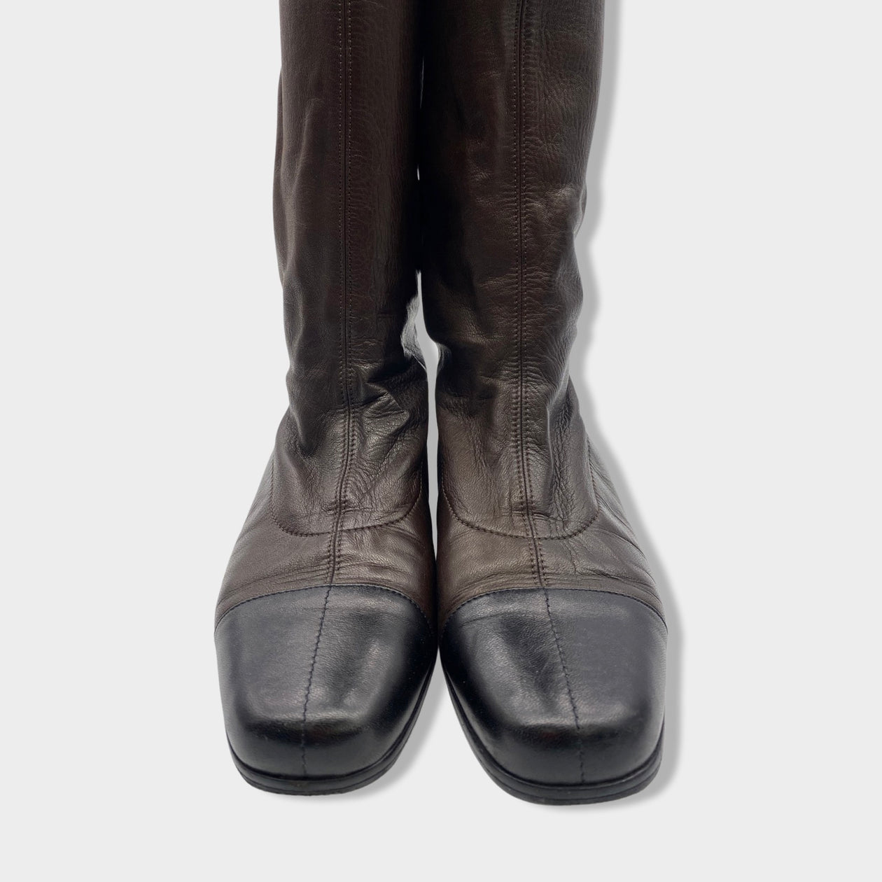 Chanel - Authenticated Boots - Leather Black Plain for Women, Very Good Condition