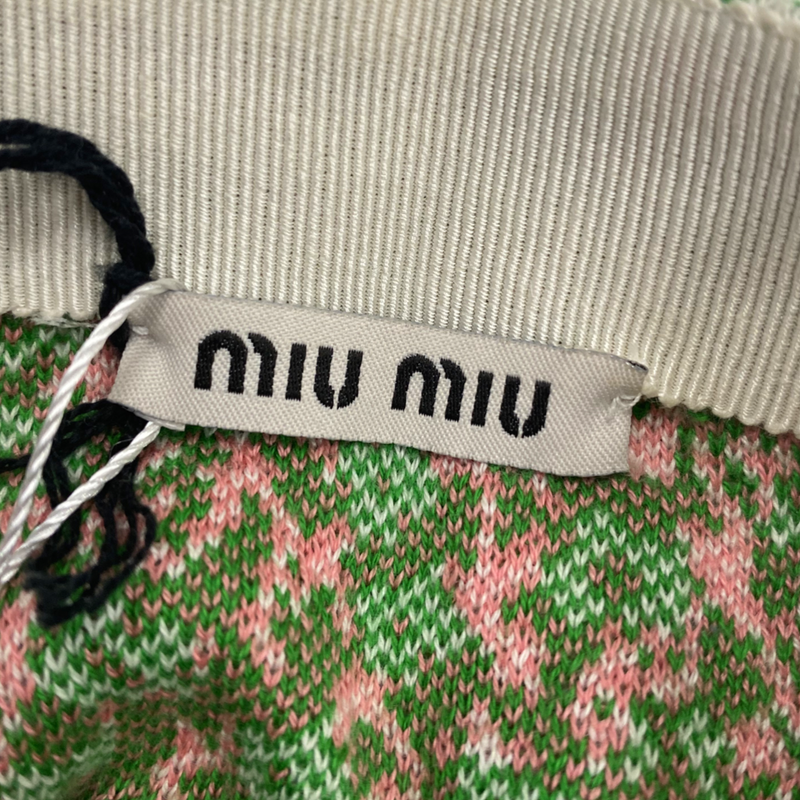 MIU MIU floral pattern skirt