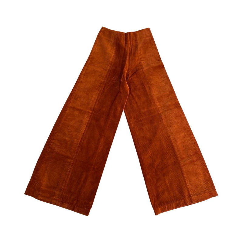 pre-owned Freya Dalsjo amber corduroy high-waisted trousers | FR34